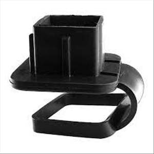 Body Parts Gauges Accessories: HITCH COVER - (BLACK) CLIP-ON / 5 HC50B