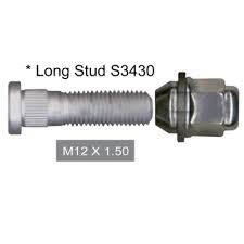 Brakes Brake Wheel Nuts: PRODUCTS WHEEL STUD AND NUT NS371
