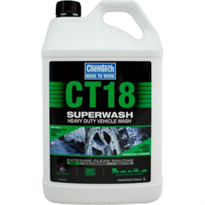 Car Care Glass Cleaning Conditioning: Superwash 5Ltr CT18-5L