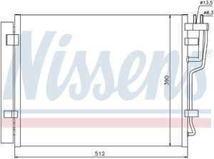 CONDENSER HYUNDAI i30 FD 1.6L DSL 10/07-4/12 CN9511N