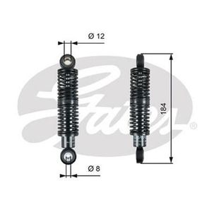 Drive Belt Tensioner Idler: DRIVE BELT TENSIONER MAZDA CX-7 R2AA TDI 06-12 39265