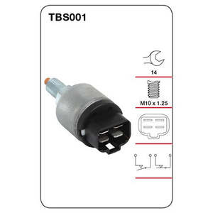 TRIDON BRAKE LIGHT SWITCH TBS001