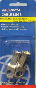 Cable Lug 50mm2 10mm Stud 2pk CL38-2
