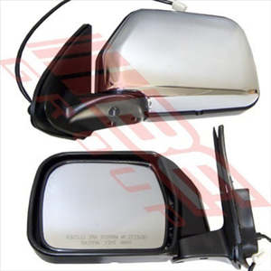MIRROR - CNR MOUNTED - ELECT - L/H - CHR - TOYOTA HILUX 2WD 1999-01 8127016-51G