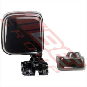 MIRROR - DOOR MOUNTED - L/H - BLACK - TOYOTA HILUX 2WD/4WD 1999-01 8127016-3G