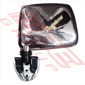 DOOR MIRROR - L/H - CHROME - DOOR MOUNT - NISSAN NAVARA D21 1986-92 1642016-7
