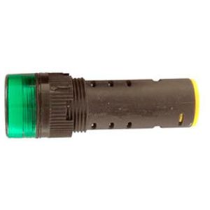 Capital Warning Light No Flash 16mm Led 24Vgreen 2B24NOFLASHGREEN