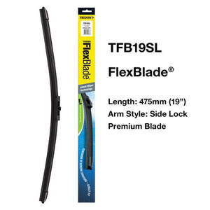 Body Parts Wipers: FLEXBLADE SIDELOCK 19IN WIPER TFB19SL