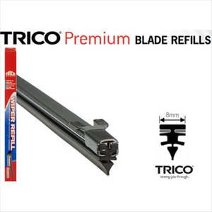 Body Parts Wipers: 8MMX710MM METAL BACKED TWIN RAIL REFILL TTR71010