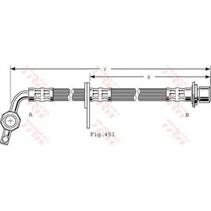 Brakes Brake Hose: Brake Hose PHD477