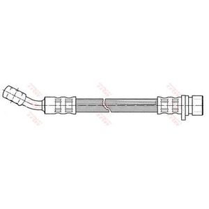Brakes Brake Hose: Brake Hose Rear PHD321