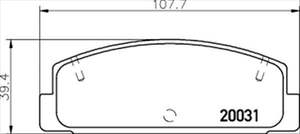 Brakes Disc Brake Calipers Kits: REAR DISC BRAKE PADS - MAZDA RX7 CERAMIC 86-00 DB417PS