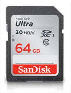 SanDisk Ultra 64GB SD Card SDSDU-064G