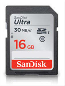 SanDisk Ultra 16GB SD Card SDSDU-016G