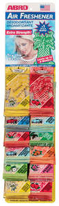 Car Care Air Fresheners: ABRO Air Freshener Hanging Display Board AF835AS