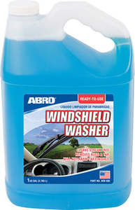 Car Care Wash Wax Polish: ABRO Windshield Washer Ready To Use Formula - 3.785L WW456