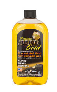 Car Care Wash Wax Polish: ABRO Premium Gold Car Wash - 472mL CW99016