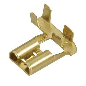 Narva Crimp Terminal Flag Female Blade Brass Terminal Entry 6.3 x 2.1mm Non Insu&hellip;