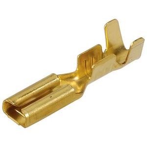 Battery: Narva Crimp Terminal Female Blade Brass Terminal Entry 2.8 x 0.8mm Non Insulated 100Pk 56222