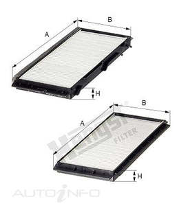Cabin Air Filters: HENGST CABIN FILTER MAZDA 3 AXELA 09> 251*104*17 RCA232P - E3928LI-2
