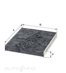 Cabin Air Filters: CABIN FILTER HENGST AUDI VW SEAT SKODA 256*223*35