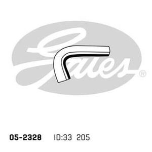 Cooling Hoses: Gates Radiator Hose Upper - 05-2328