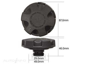 Overflow Expansion Tanks: OE+ RADIATOR CAP PLASTIC SCREW ON BMW 06> 20PSI - CL-72008
