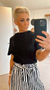 Shirts & Tops: Waffle knit batwing sleeve top