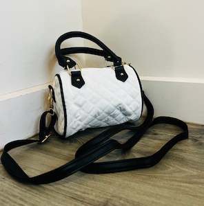 Bags: Mini quilted Boston bag