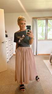 Today S Specials: Pleated elastic waist culottes- mocha