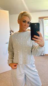 Sale Stuff: Pearl detail knit jumper