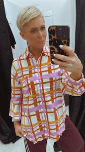 Tops: So Instyle Olga Print shirt