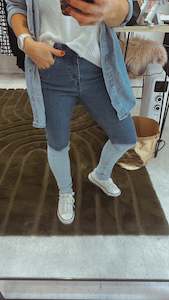 All Pants: Refuge two tone stretch skinny jean