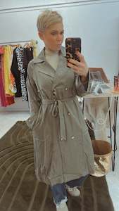 Coats Jackets: Refuge khaki trench coat