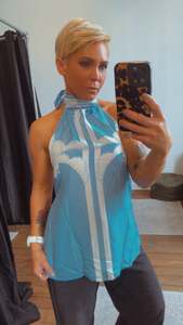 Tops: Refuge Los Cabos Halter neck top