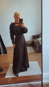 All Shorts: Refuge Boho cotton skirt black