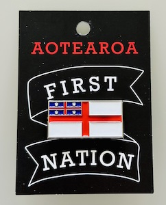 Products: He Whakaputanga United Tribes Lapel Pin - TINO RANGATIRATANGA