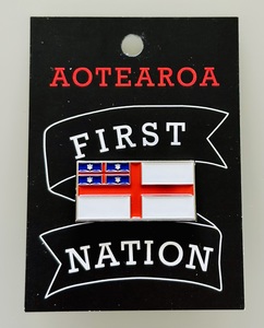 Products: He Whakaputanga United Tribes Lapel Pin - TINO RANGATIRATANGA