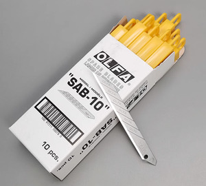 Japan OLFA stainless steel SAB-10 30 degree 9mm 50 pieces - Tint Guys