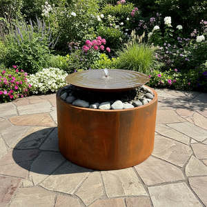 Garden Features: The Grand Estella Corten Water Feature