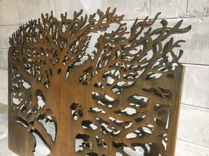 Metal Screens: Corten Willow Tree