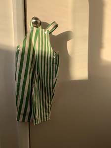 Popcorn Stripe Overalls