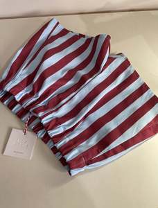 Unisex Kids Bottoms: Unisex Child Two Tone Stripe Cotton Shorts