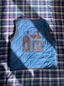 Womens Home Sweet Home Wool Quilt Vest