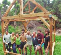 Elemental Design Courses: LEARN TO TIMBER FRAME - TEAM BUILDING EXPERIENCE