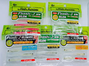 Fish Arrow: Fish Arrow Flash J Slim 1.5" SW Ajing Soft Bait