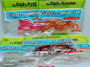 Fish Arrow Flash J Grub 3" SW Soft Bait
