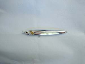 Cb One: CB ONE Ozma HW 180 Topwater Stickbait Chrome Silver