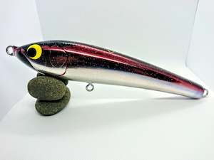 Woodream Akiya 200F Topwater Stickbait Red Silver