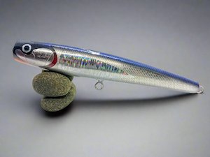 Kikuchi M Craft: KIKUCHI M. CRAFT Bubble Swimmer 180 Blue Silver Topwater Bubble Popper